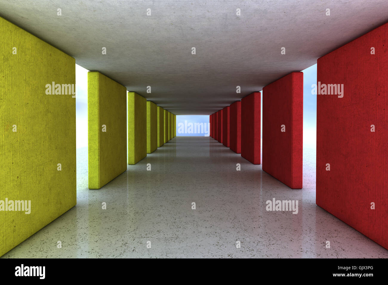 concrete architecture and color design Stock Photo - Alamy