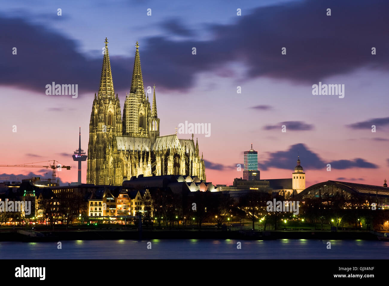 church cologne cathedral Stock Photo