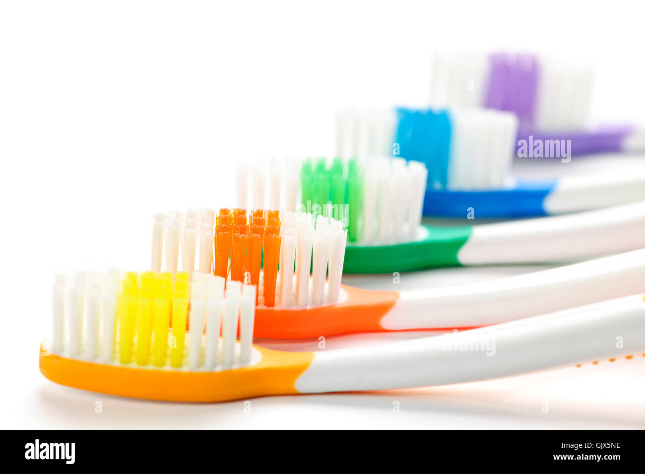 tooth brush toothbrushes Stock Photo