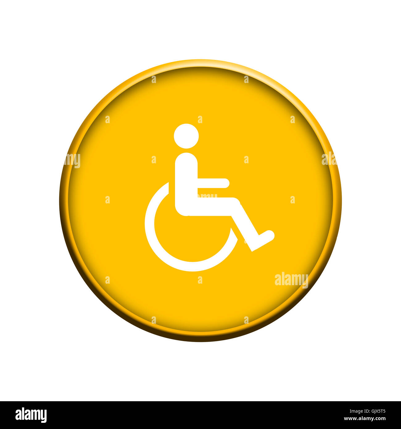 wheelchair handicapped paraplegia Stock Photo