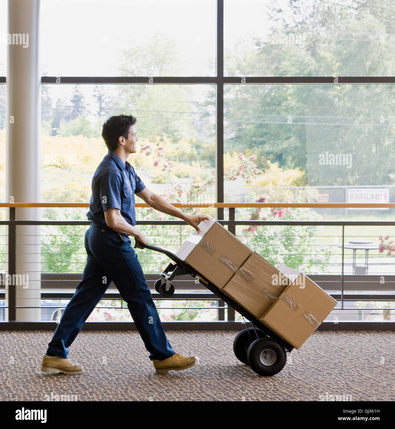 motion postponement moving Stock Photo