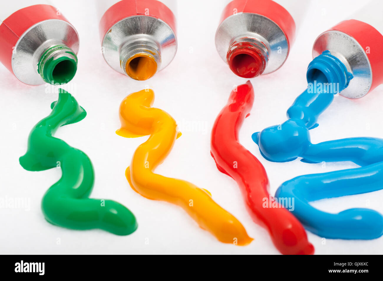 Color Tubqu color from the tube Stock Photo - Alamy