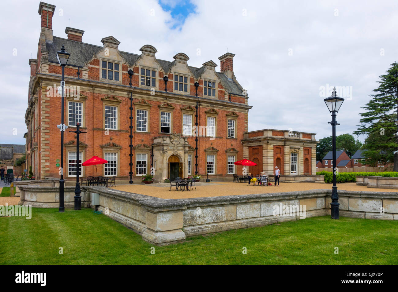 Acklam Hall Middlesbrough built 1678 restored 2016 after being used as a school since 1936 now Restaurant and Conference Centre Stock Photo