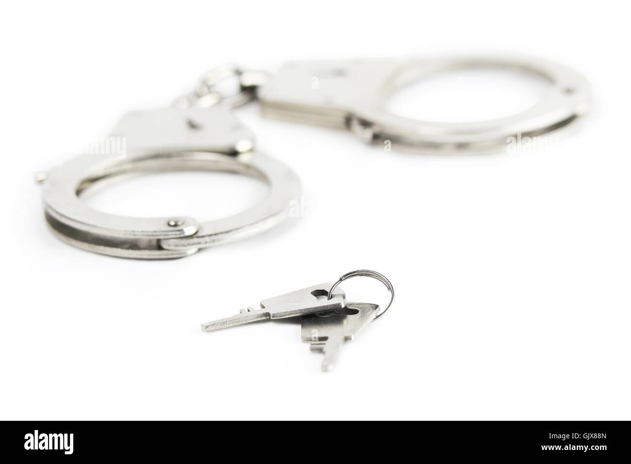 keys and handcuffs Stock Photo Alamy