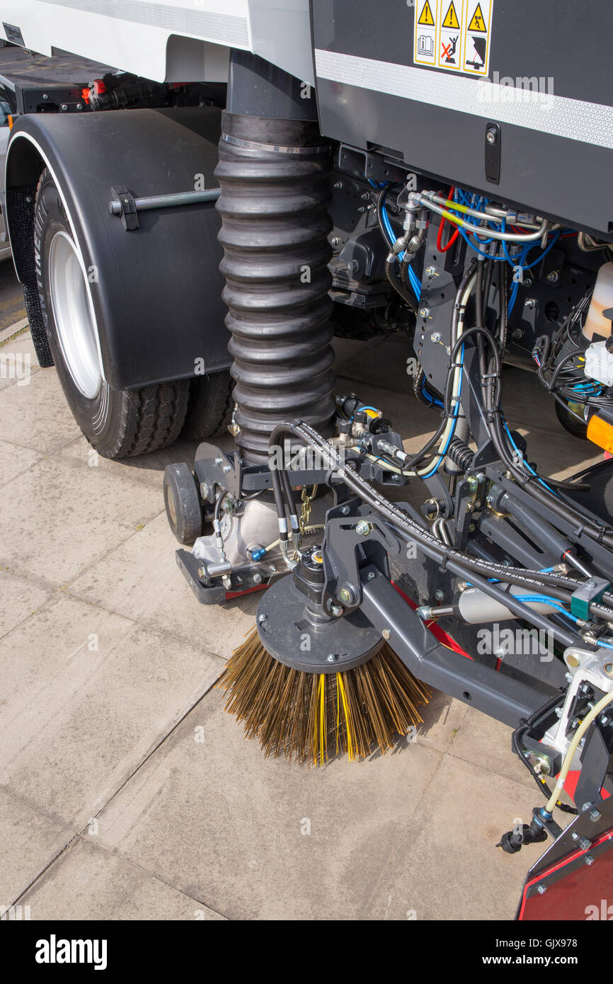 Road Sweeper UK Stock Photo