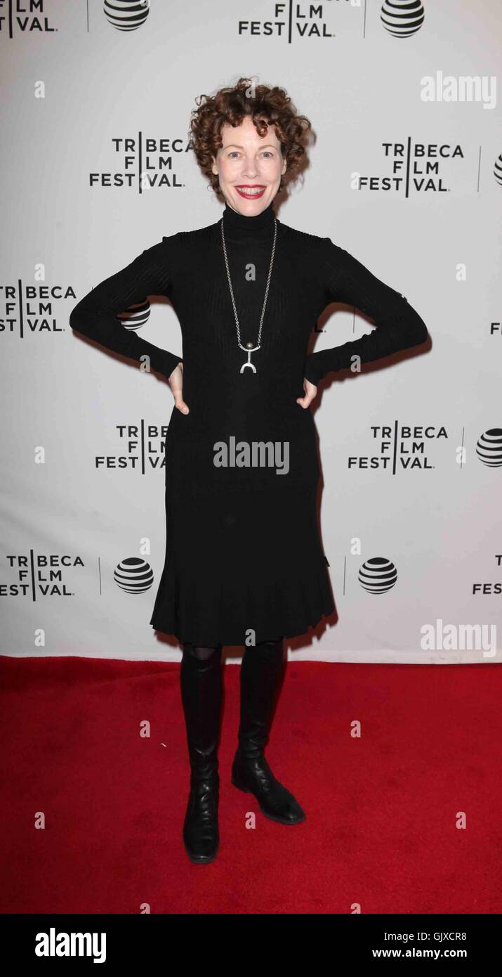 2016 Tribeca Film Festival - 'Little Boxes’ -premiere at Bow Tie Chelsea Theatre - Arrivals  Featuring: Veanne Cox Where: New York City, New York, United States When: 15 Apr 2016 Stock Photo