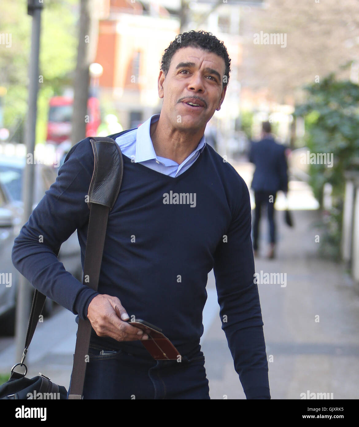 Chris Kamara outside ITV Studios Featuring: Chris Kamara Where: London