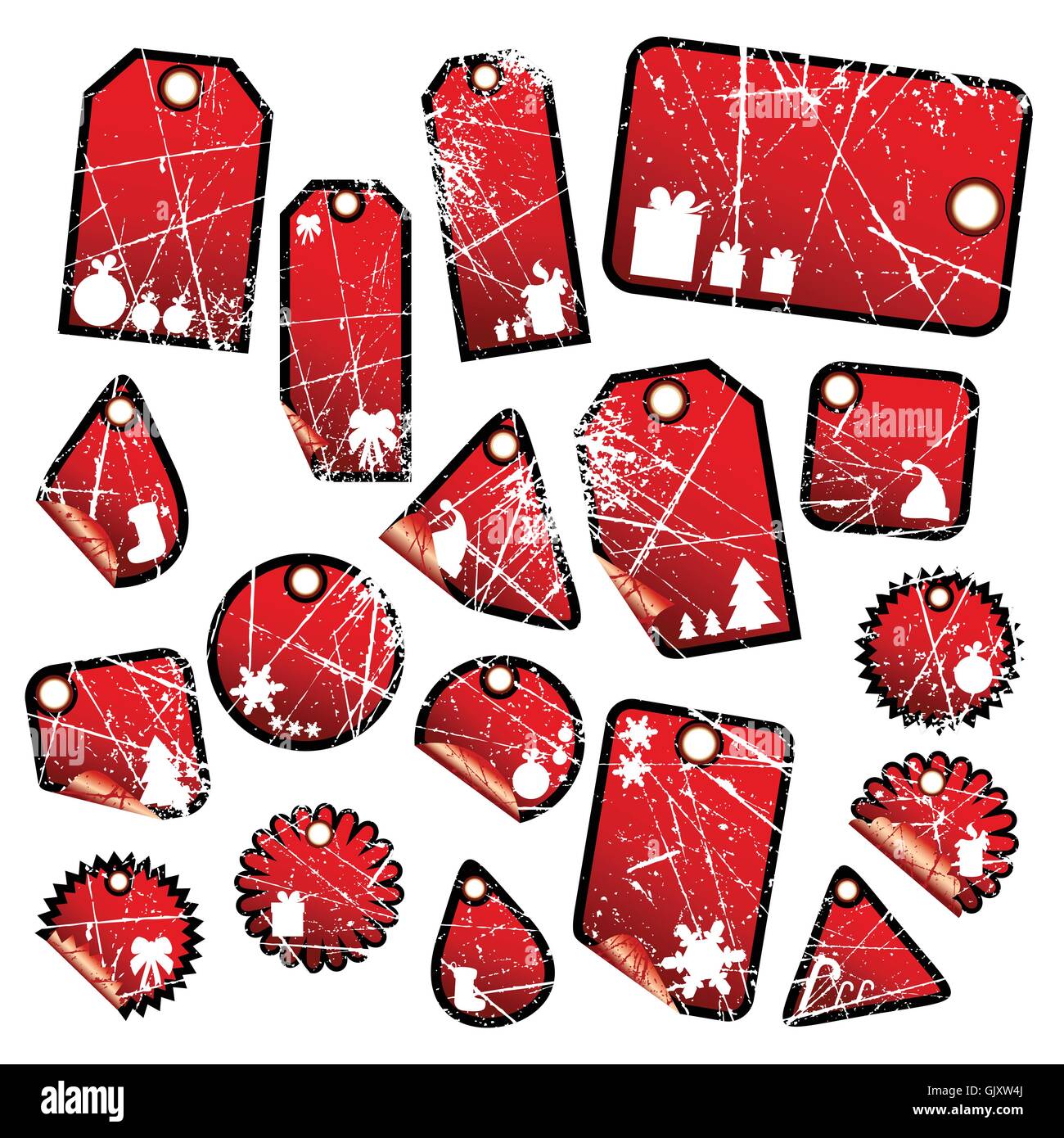 Set new red paper Stock Vector Images Alamy