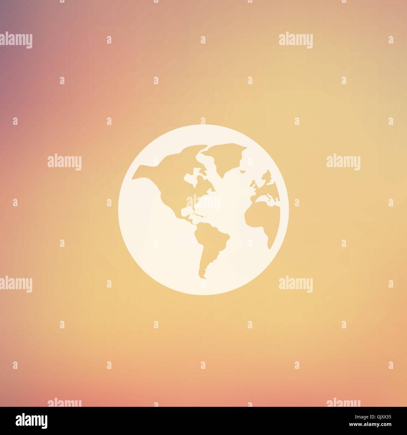 Globe in flat style icon Stock Vector Image & Art - Alamy