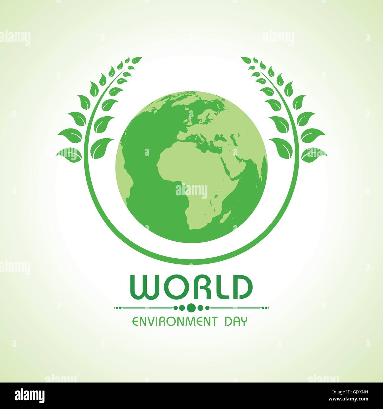 Creative World Environment Day Greeting stock vector Stock Vector Image ...