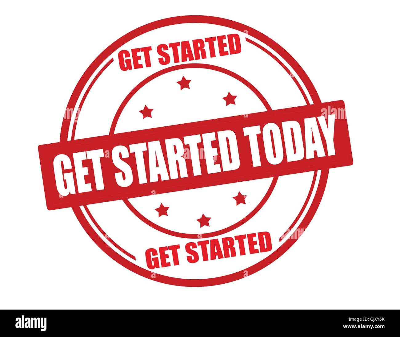 Get started today Stock Vector Image & Art - Alamy