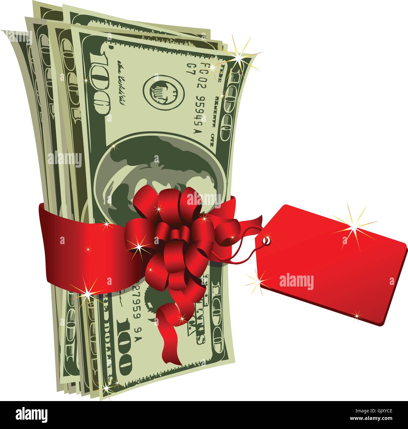 Million dollar bill Stock Vector Images - Alamy