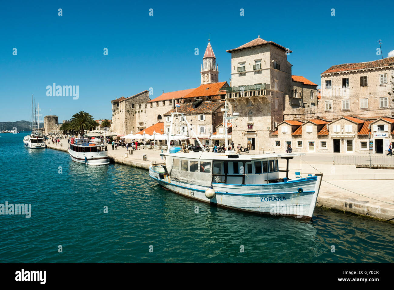 Ivory ban Berislavića, Trogir. Historic town on the Adriatic coast in Split-Dalmatia County, Croatia, Stock Photo