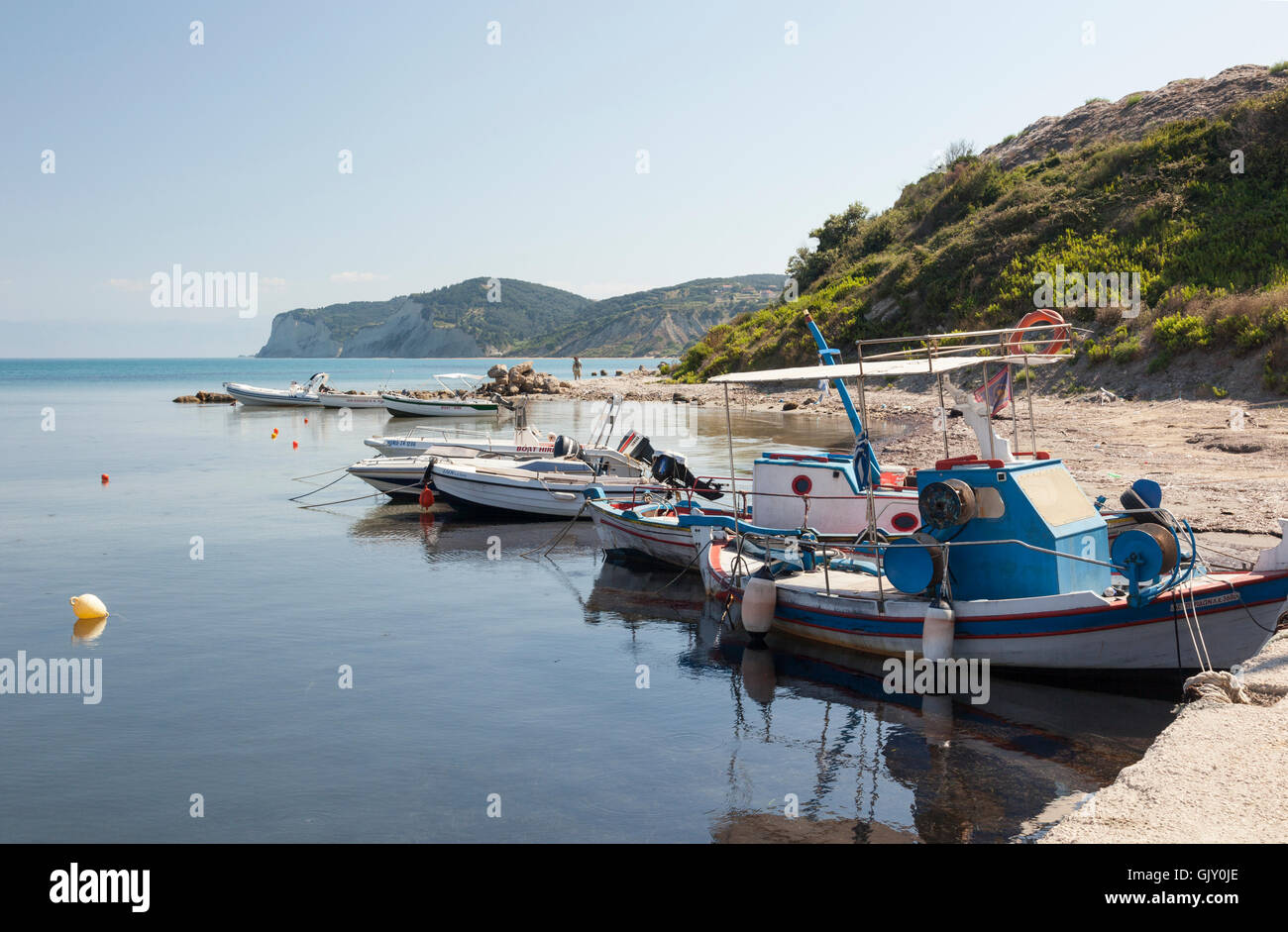 Agios Stefanos, North-west Corfu, Ionian Island, Greek Islands, Greece Stock Photo