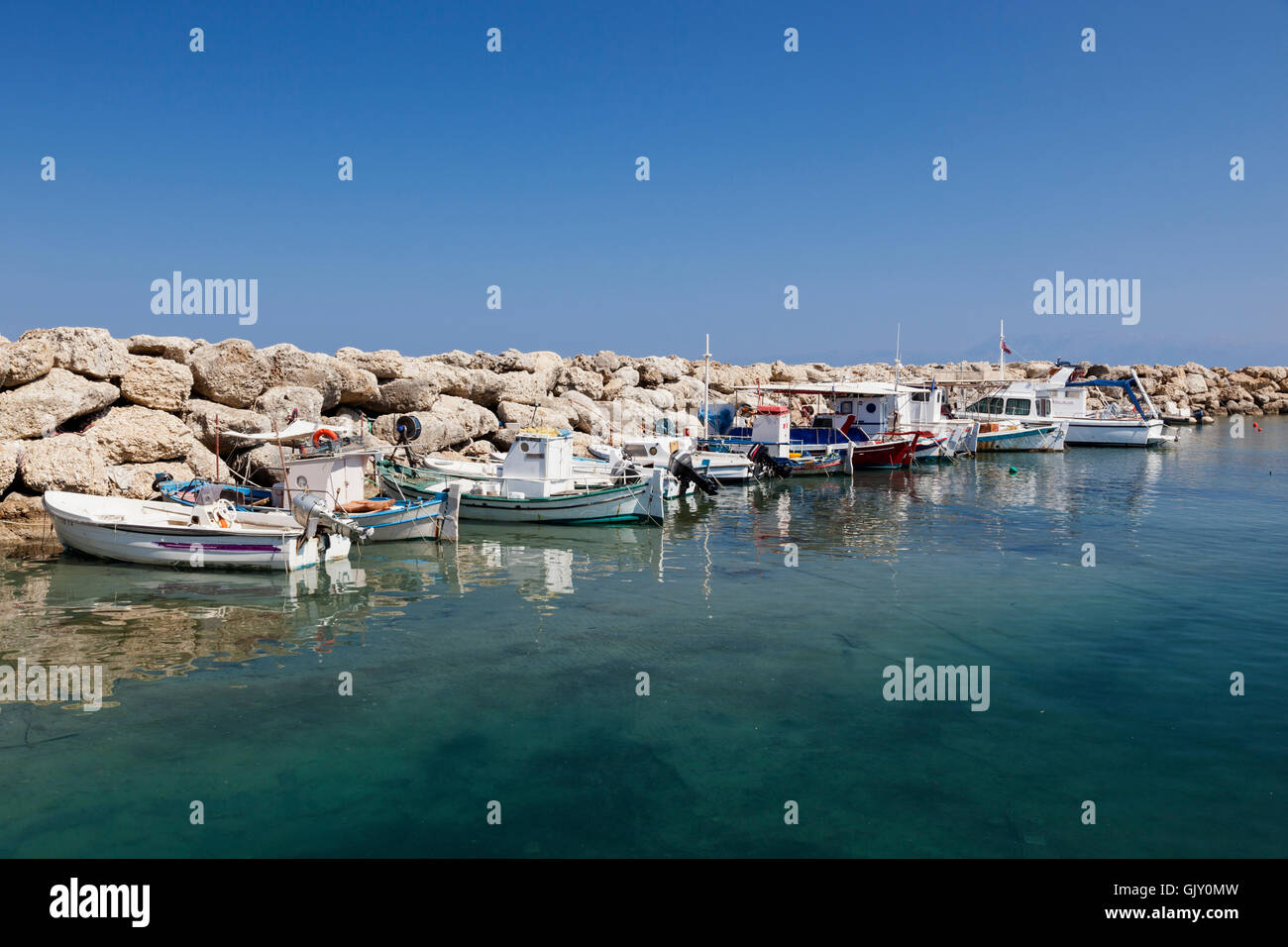 Agios Stefanos, North-west Corfu. Ionian Island, Greek Islands, Greece Stock Photo