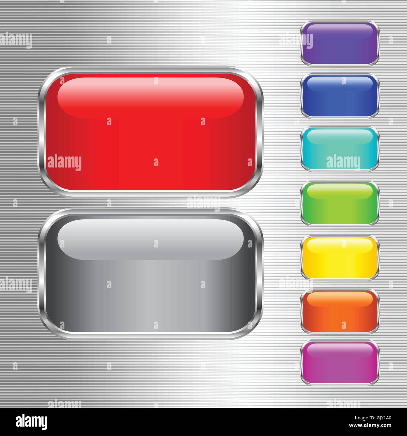 set of buttons Stock Vector Image & Art Alamy