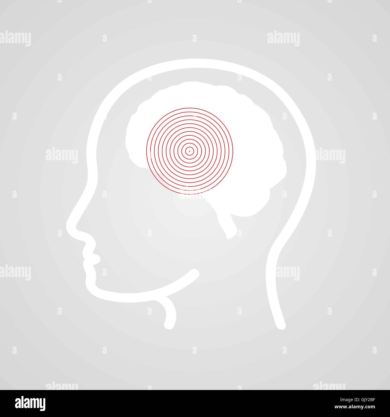 Headache icon Stock Vector Images - Alamy