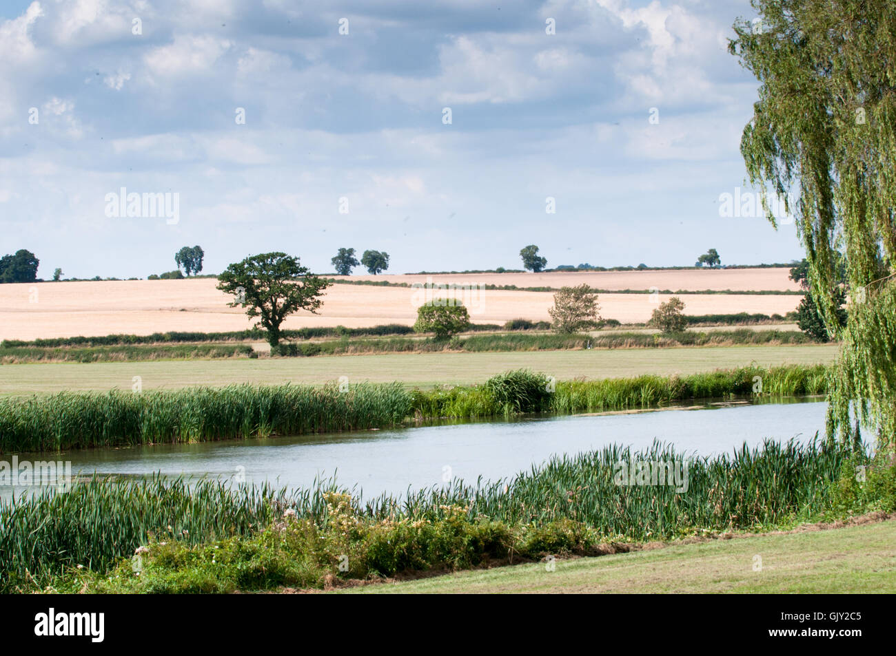 Countryside landscape in rural English countryside Stock Photo