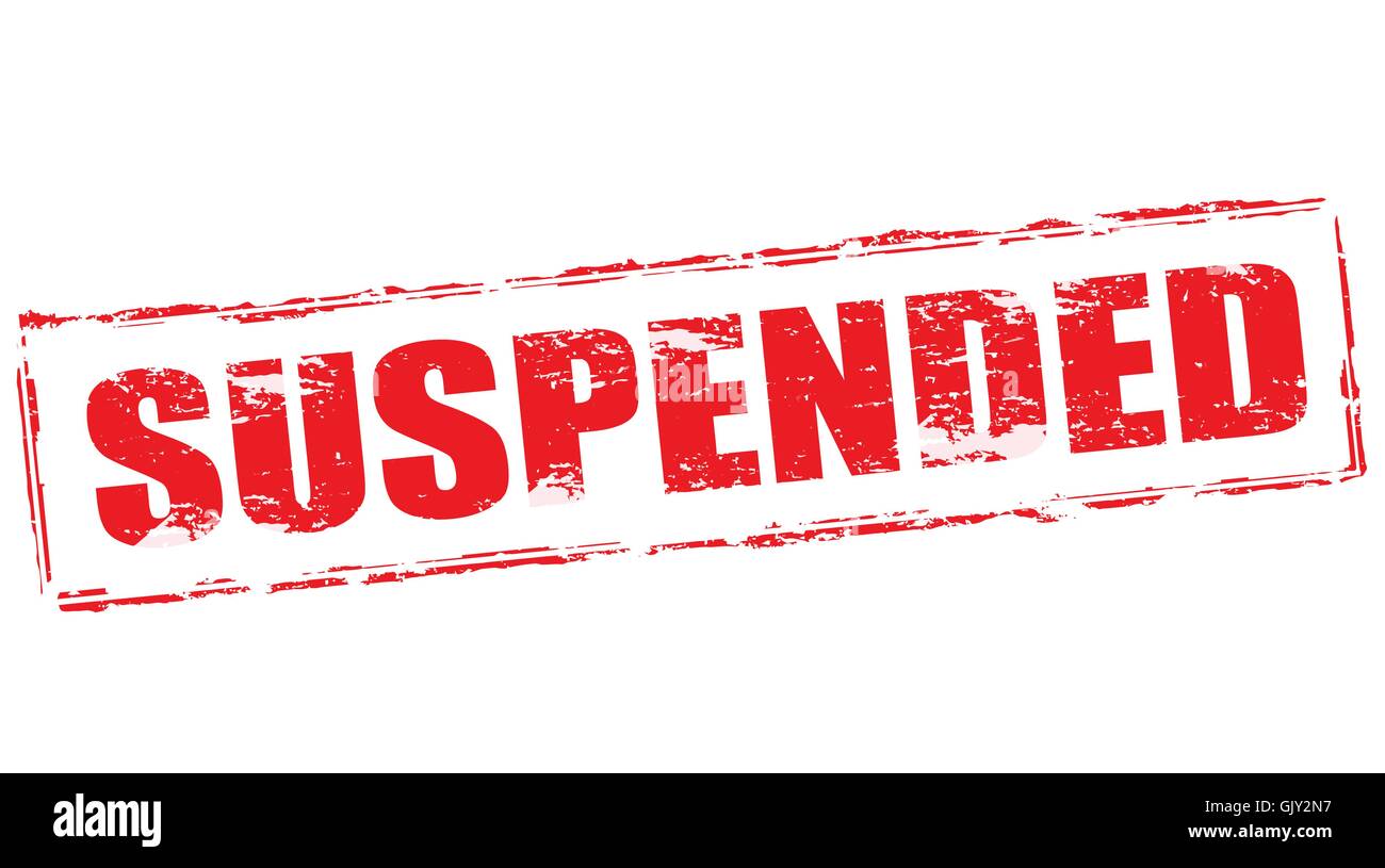 Suspended sign Stock Vector Images Alamy