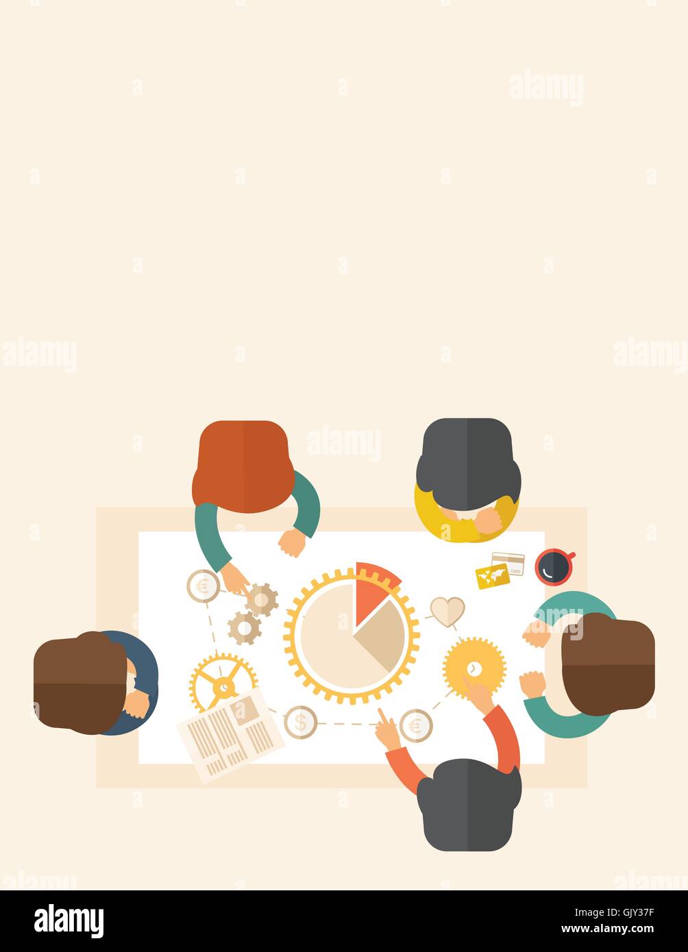 Group meeting Stock Vector