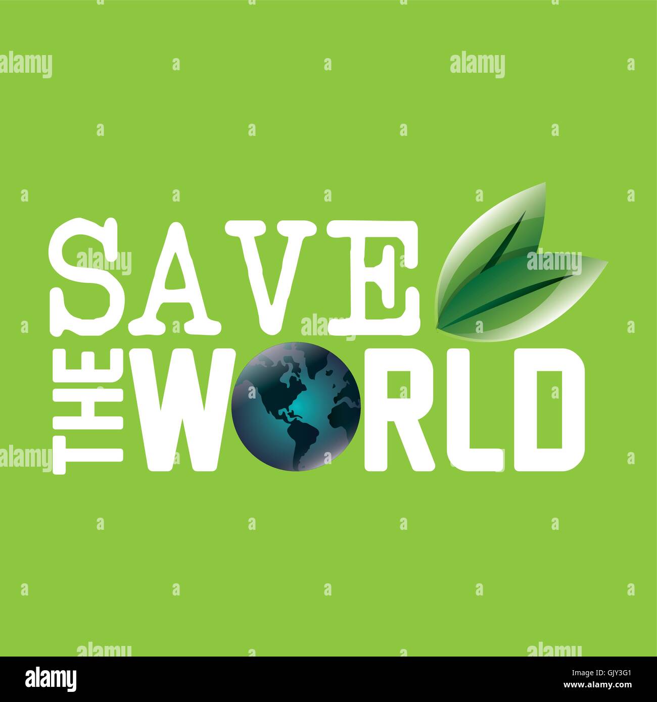 Save world design Stock Vector Image & Art - Alamy