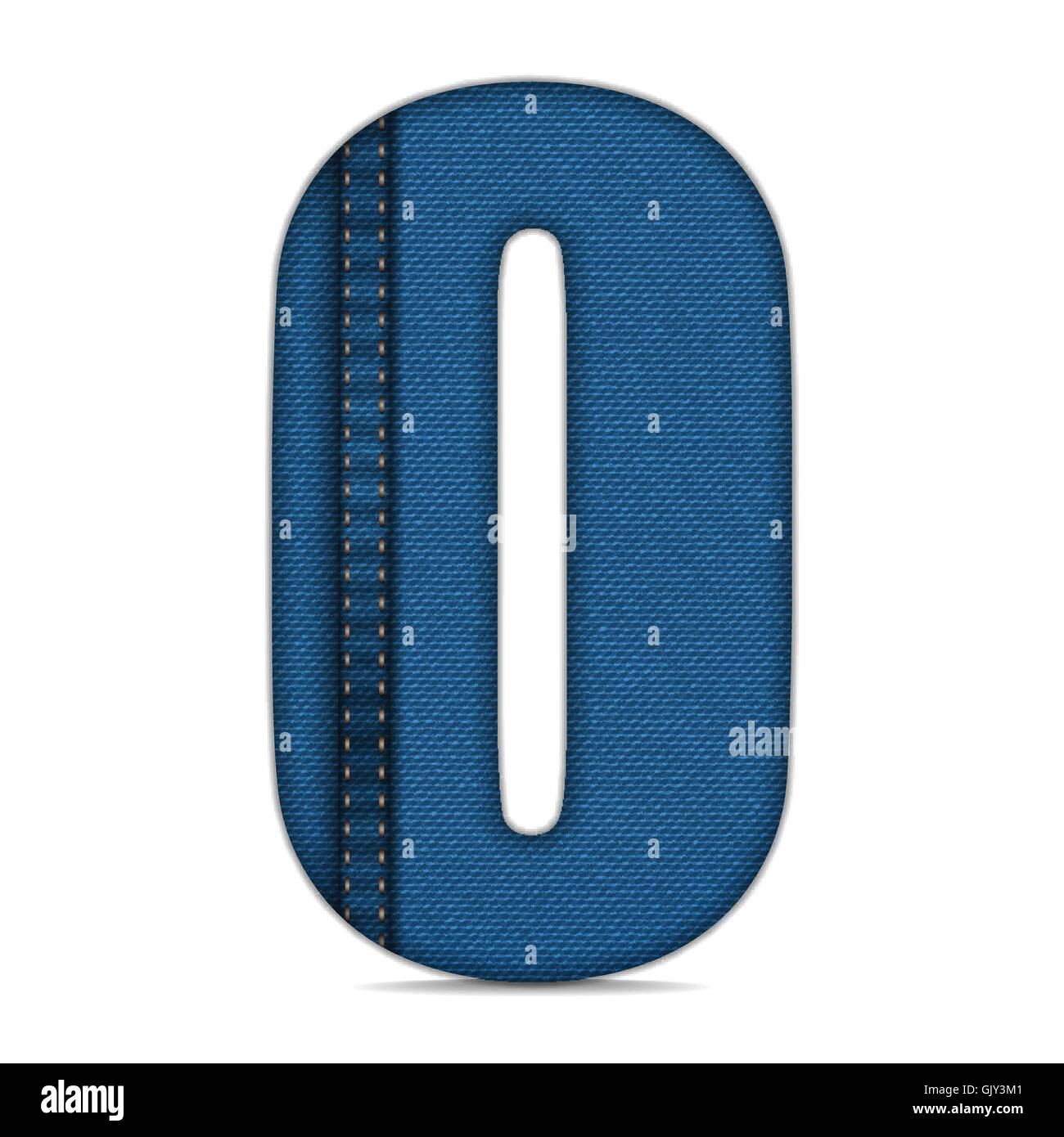 Alphabet Blue Jeans Letter Stock Vector Image & Art Alamy