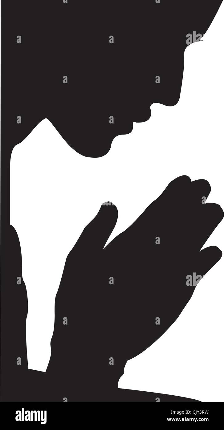 Praying Stock Vector