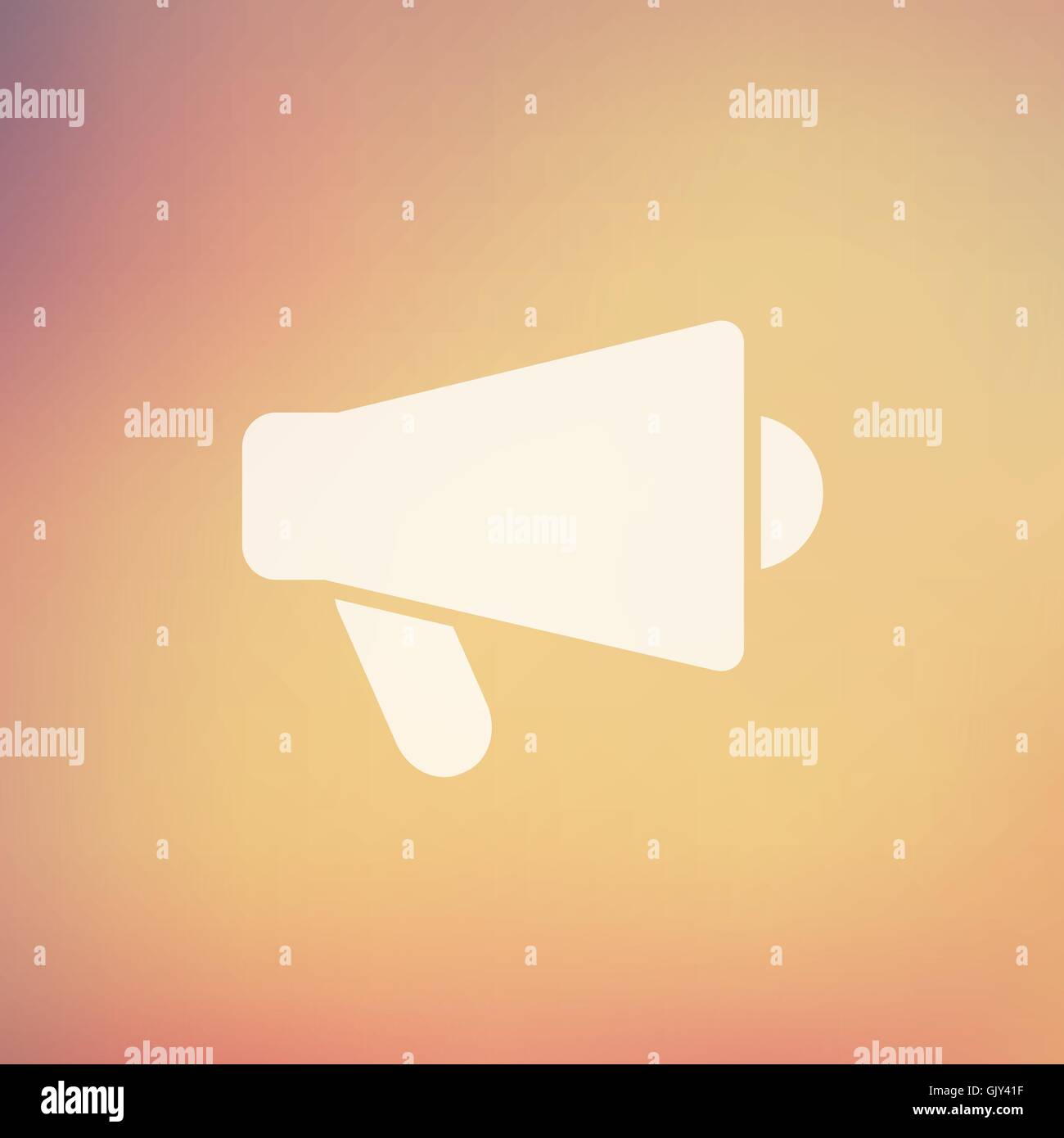Megaphone, loudspeaker in flat style icon Stock Vector Image & Art - Alamy