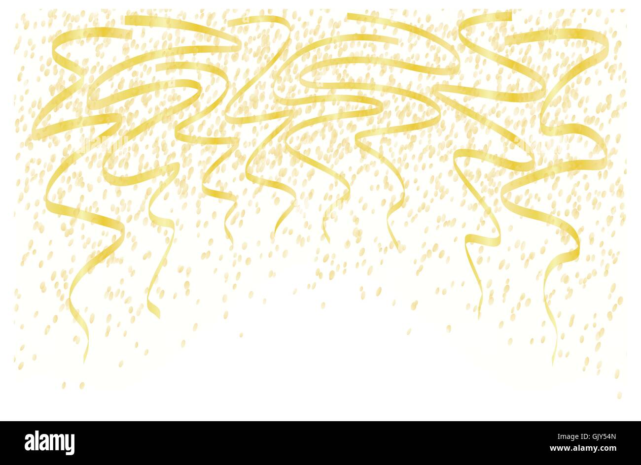 falling gold confetti Stock Vector Image & Art - Alamy