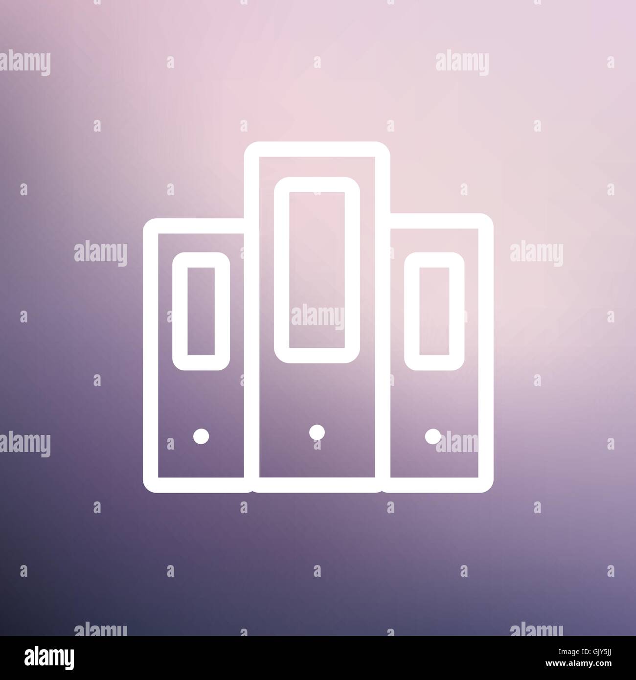 Paper binder icon hi-res stock photography and images - Alamy