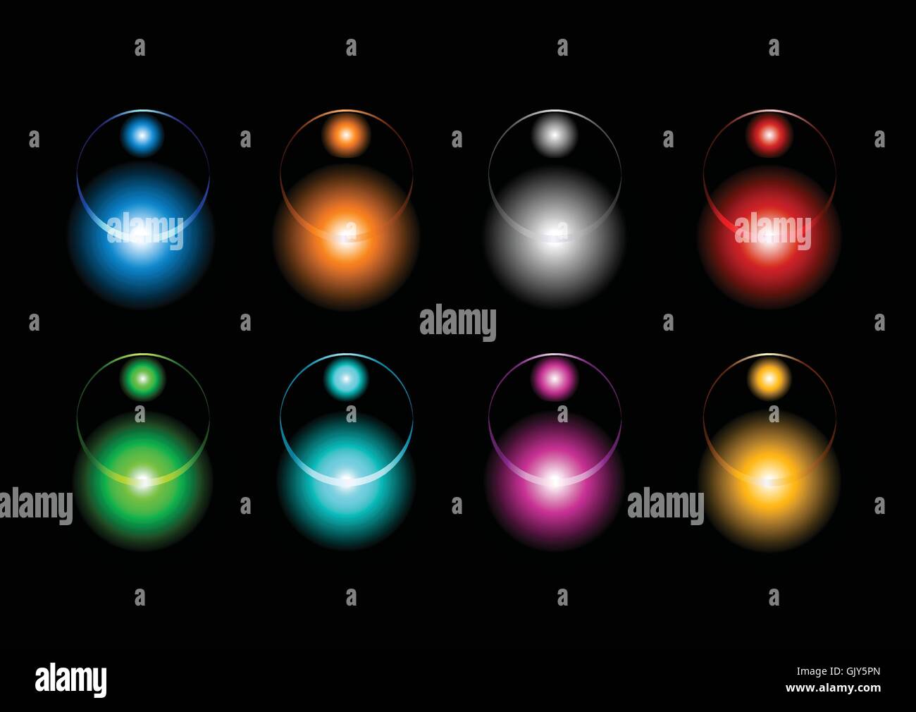 set of buttons Stock Vector Image & Art - Alamy