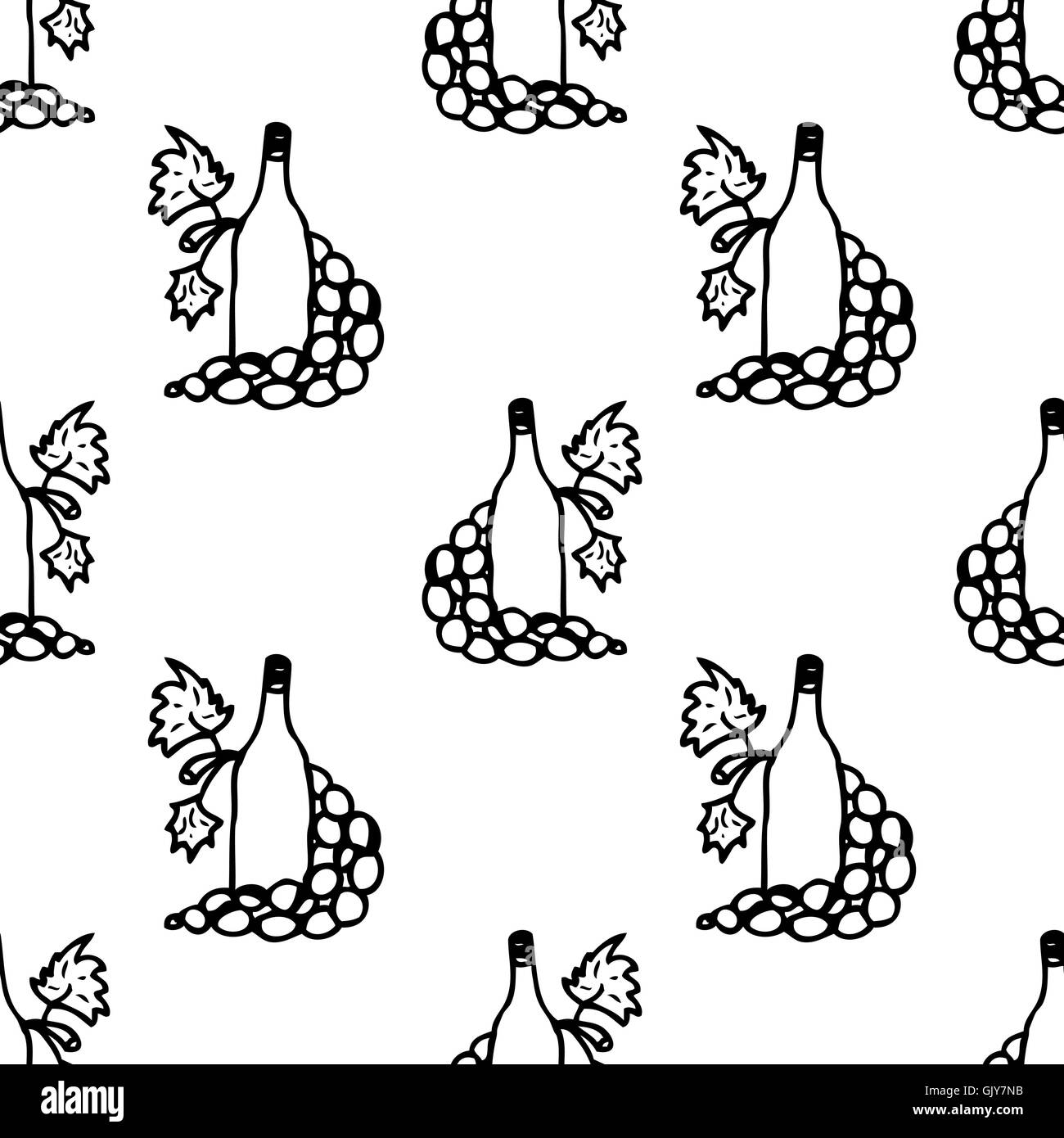 wine seamless pattern Stock Vector Image & Art - Alamy