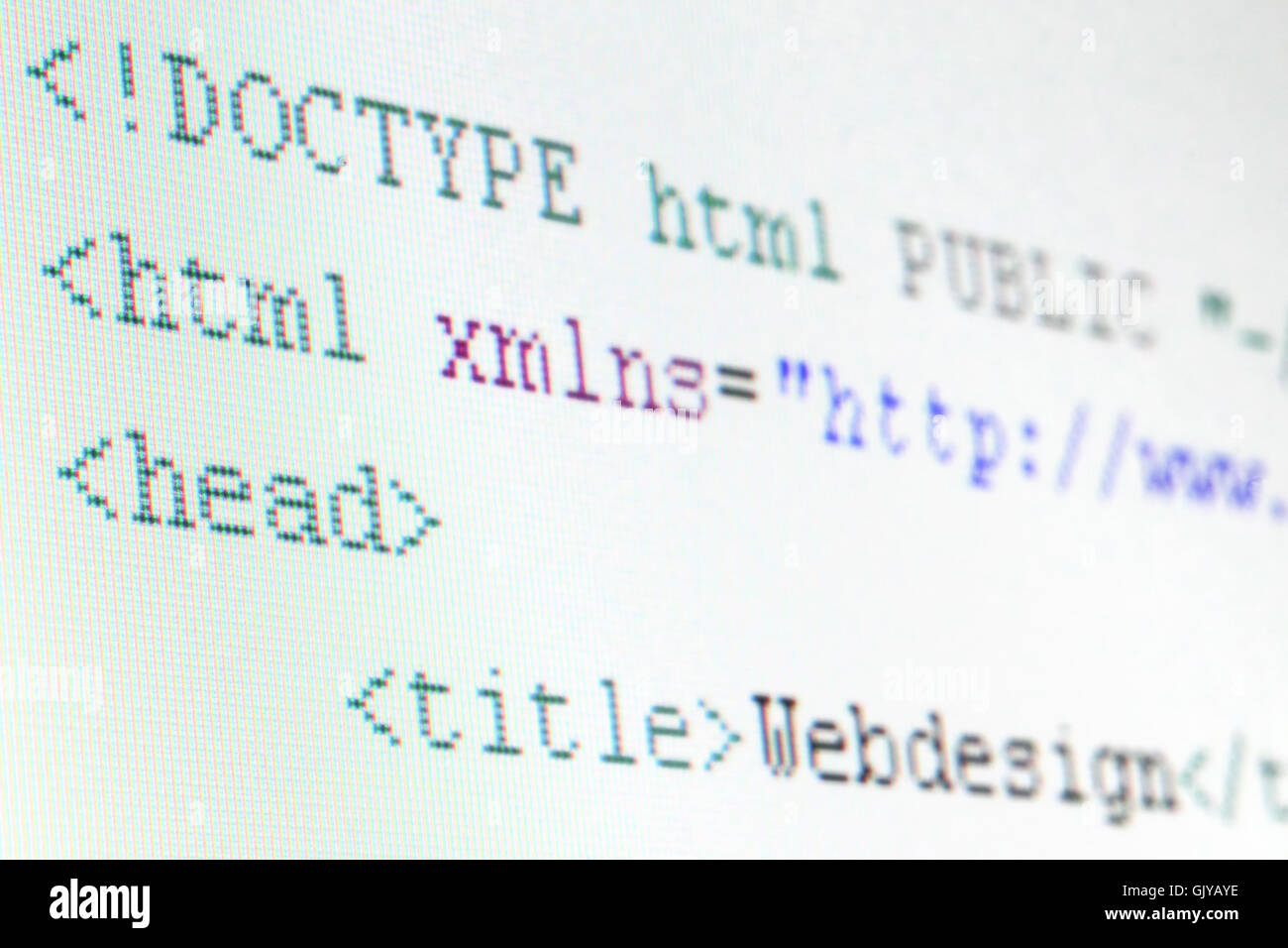 it website internet Stock Photo