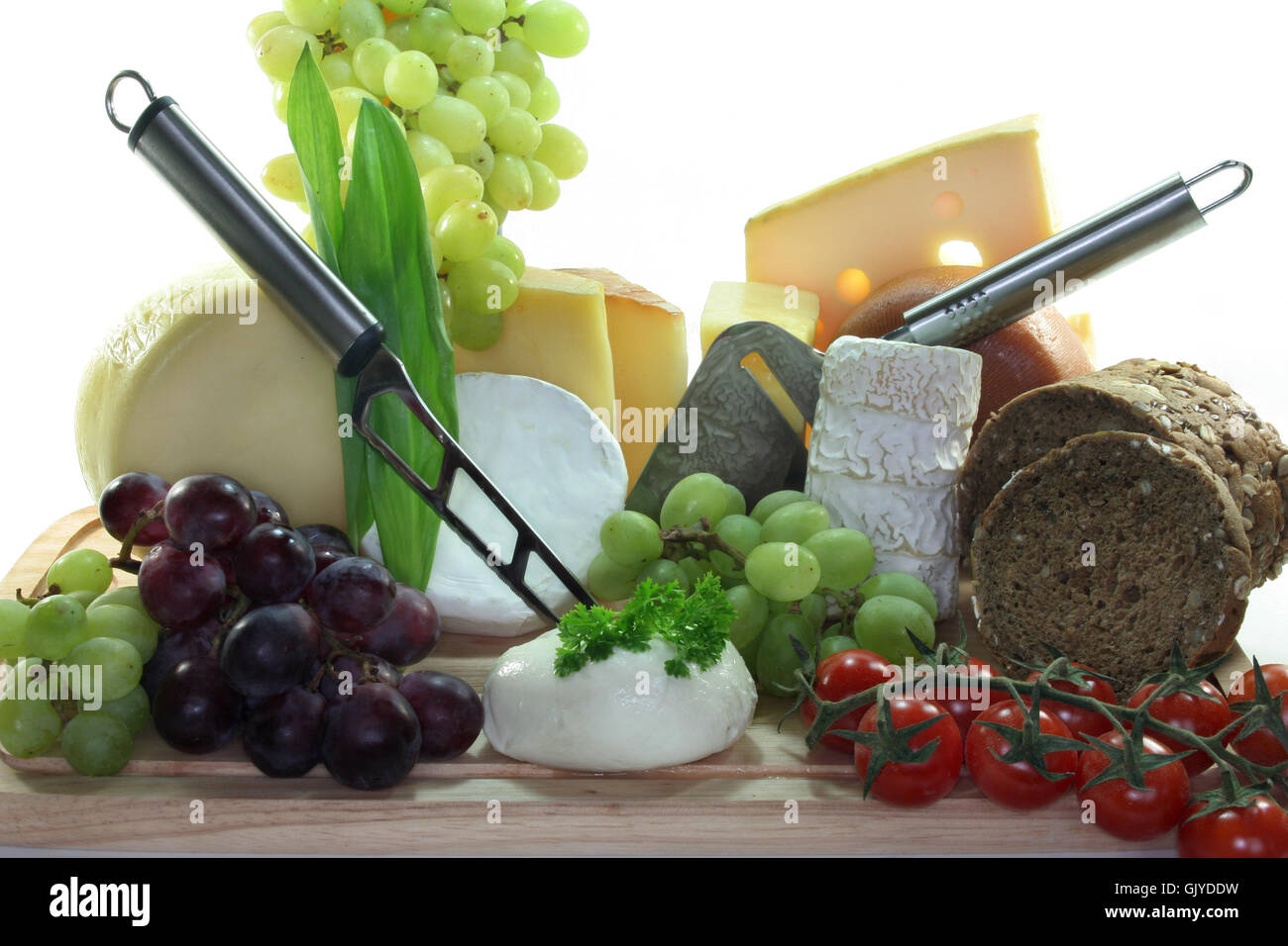 cheese assortment Stock Photo
