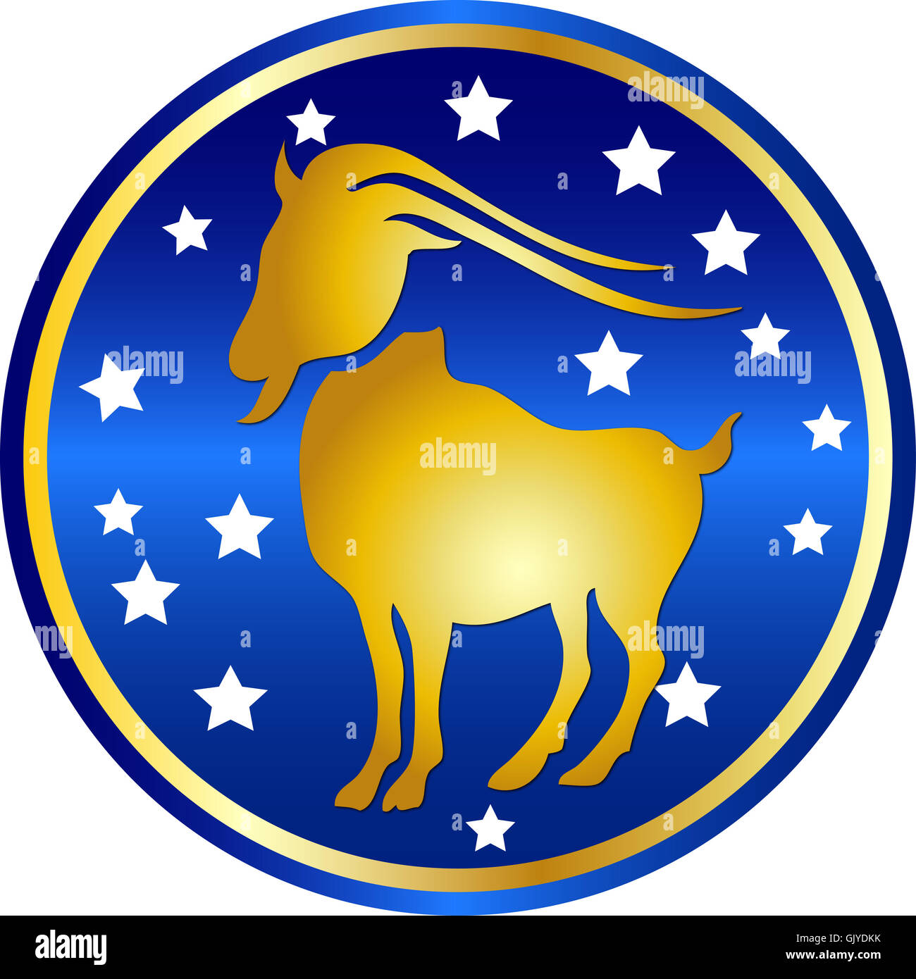 zodiac sign capricorn Stock Photo