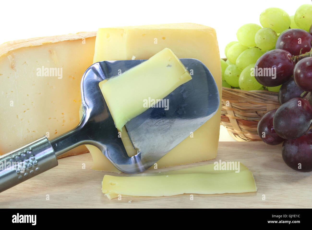 cheese loaf weekly market Stock Photo