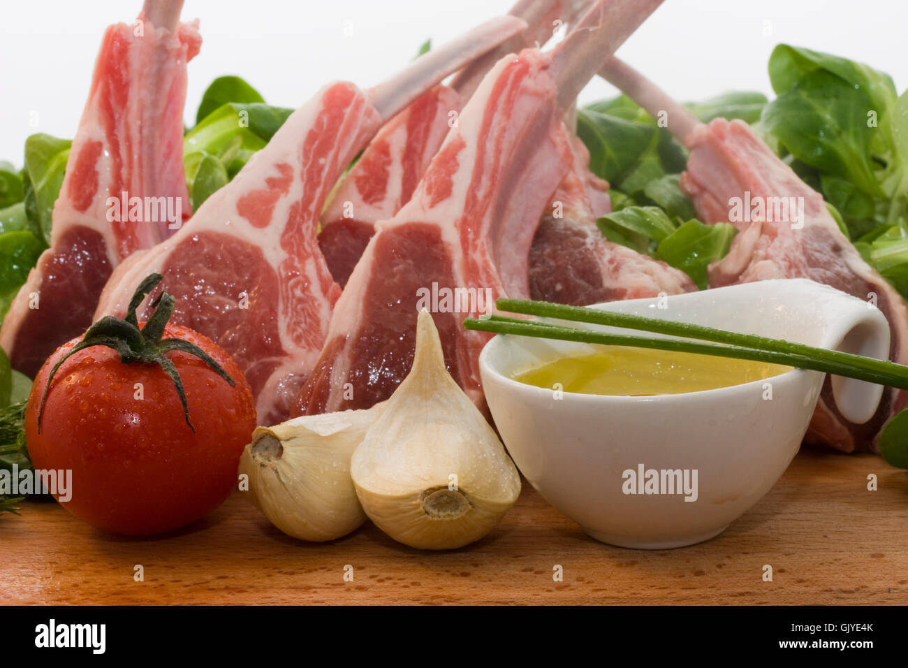 composition rack meat Stock Photo Alamy