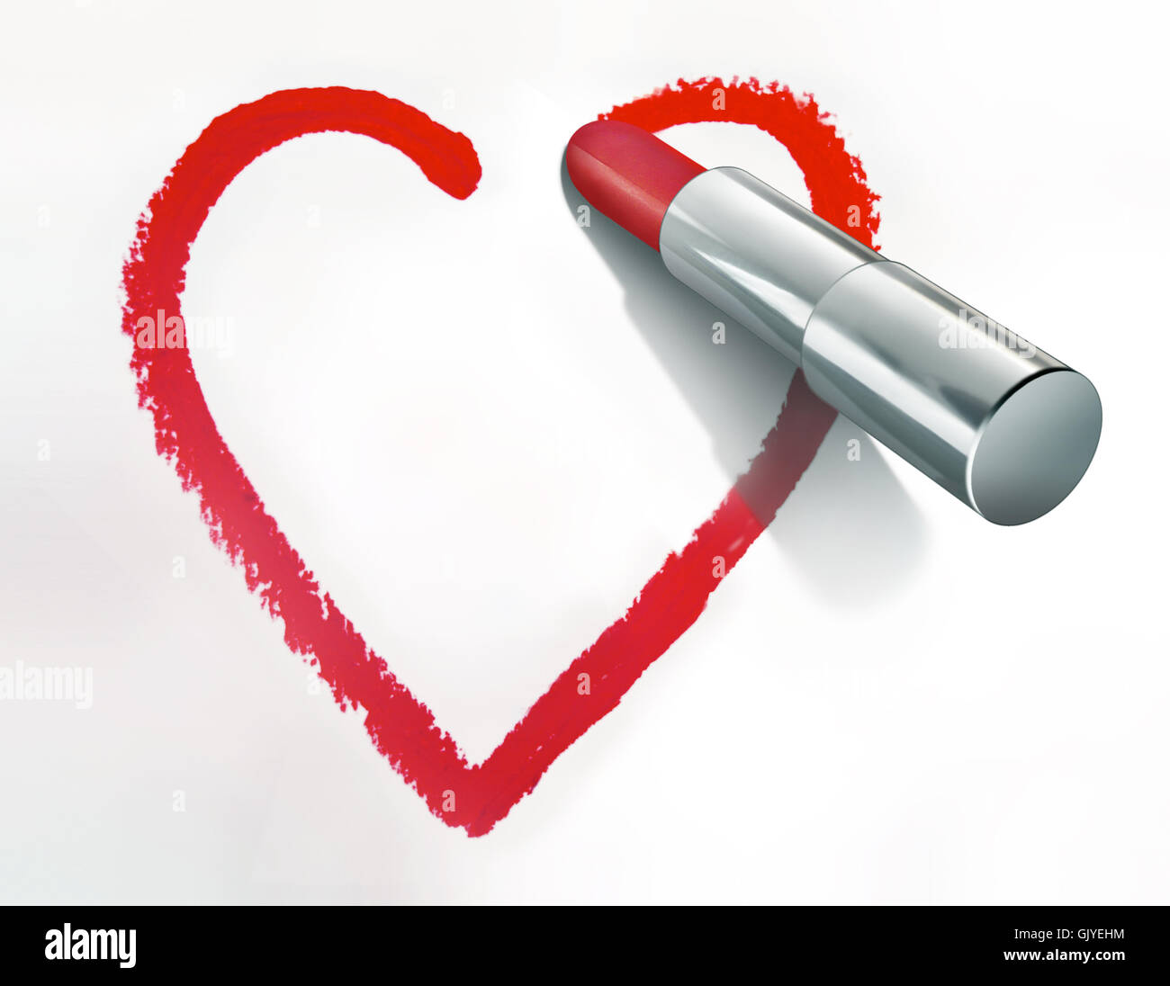 flirtation flirt lipstick Stock Photo