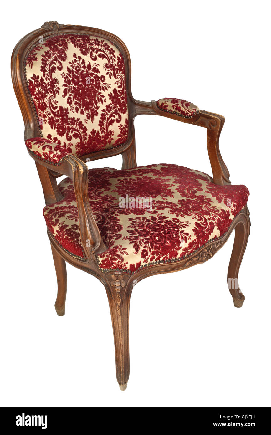 armchair furniture vintage Stock Photo - Alamy