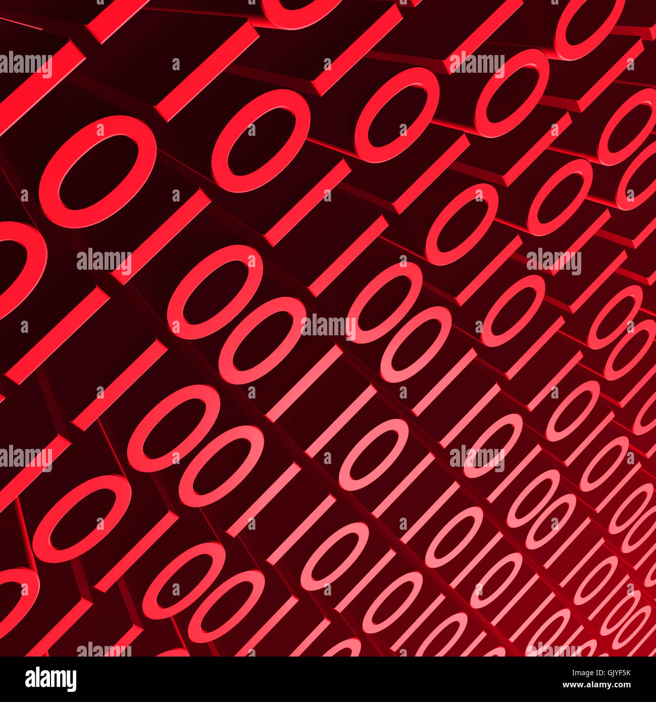 digit code binary Stock Photo