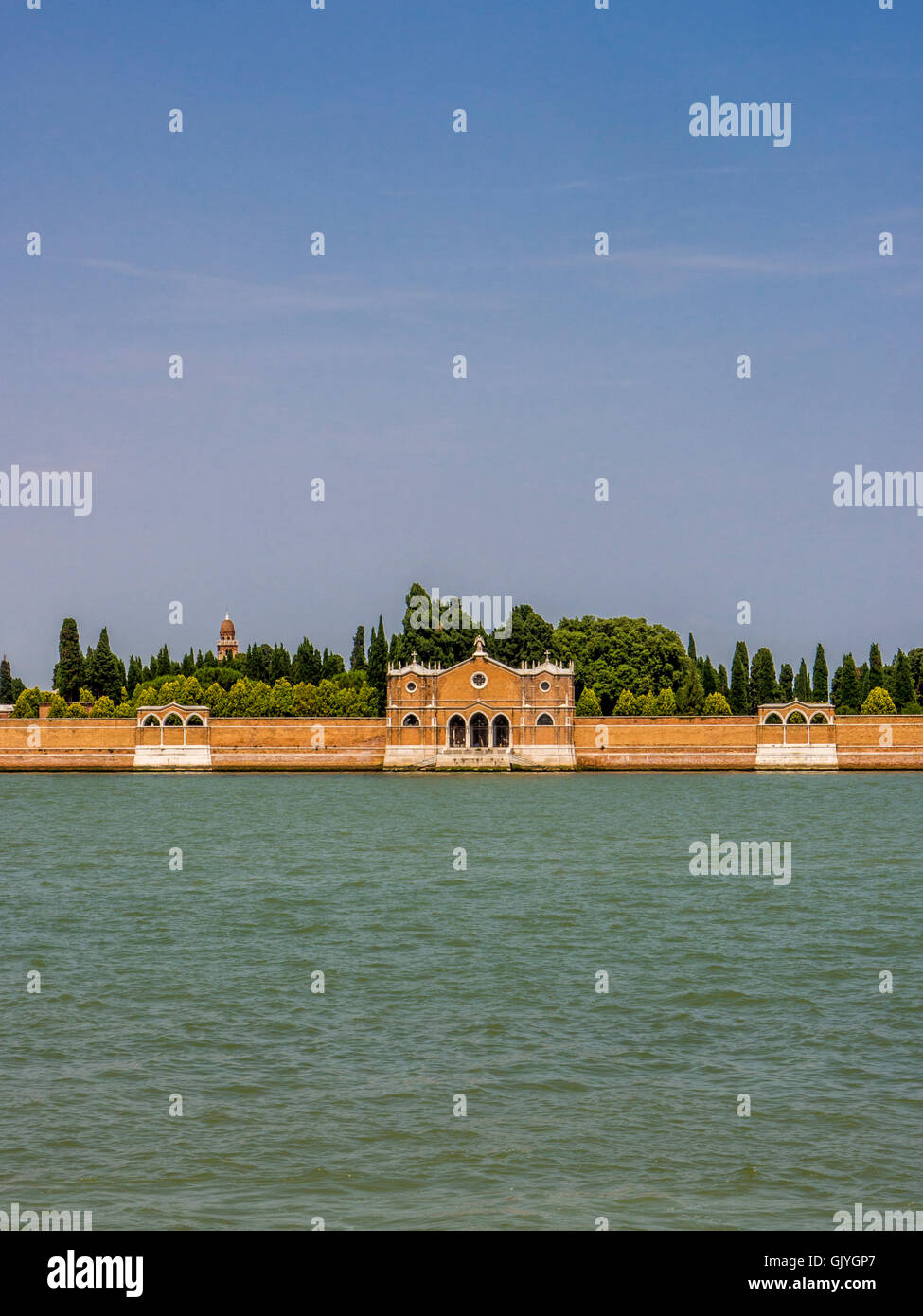 The cemetery island of San Michele. Venice. Italy Stock Photo - Alamy