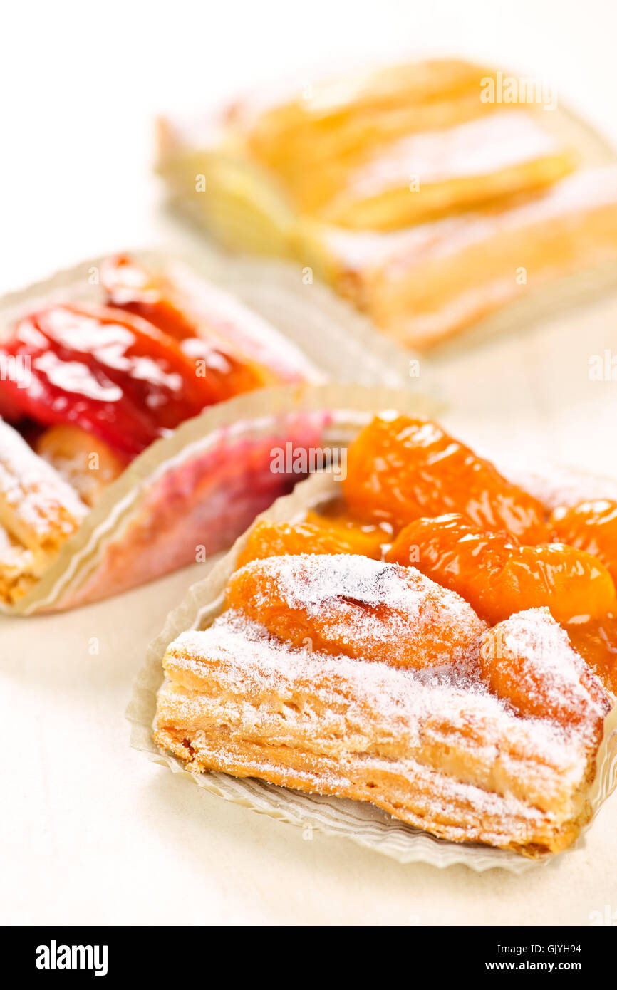 fruit pastries bread Stock Photo