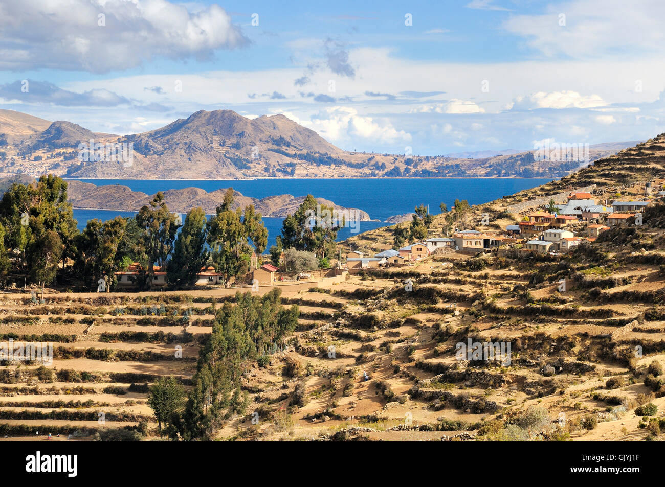 south america bolivia salt water Stock Photo Alamy