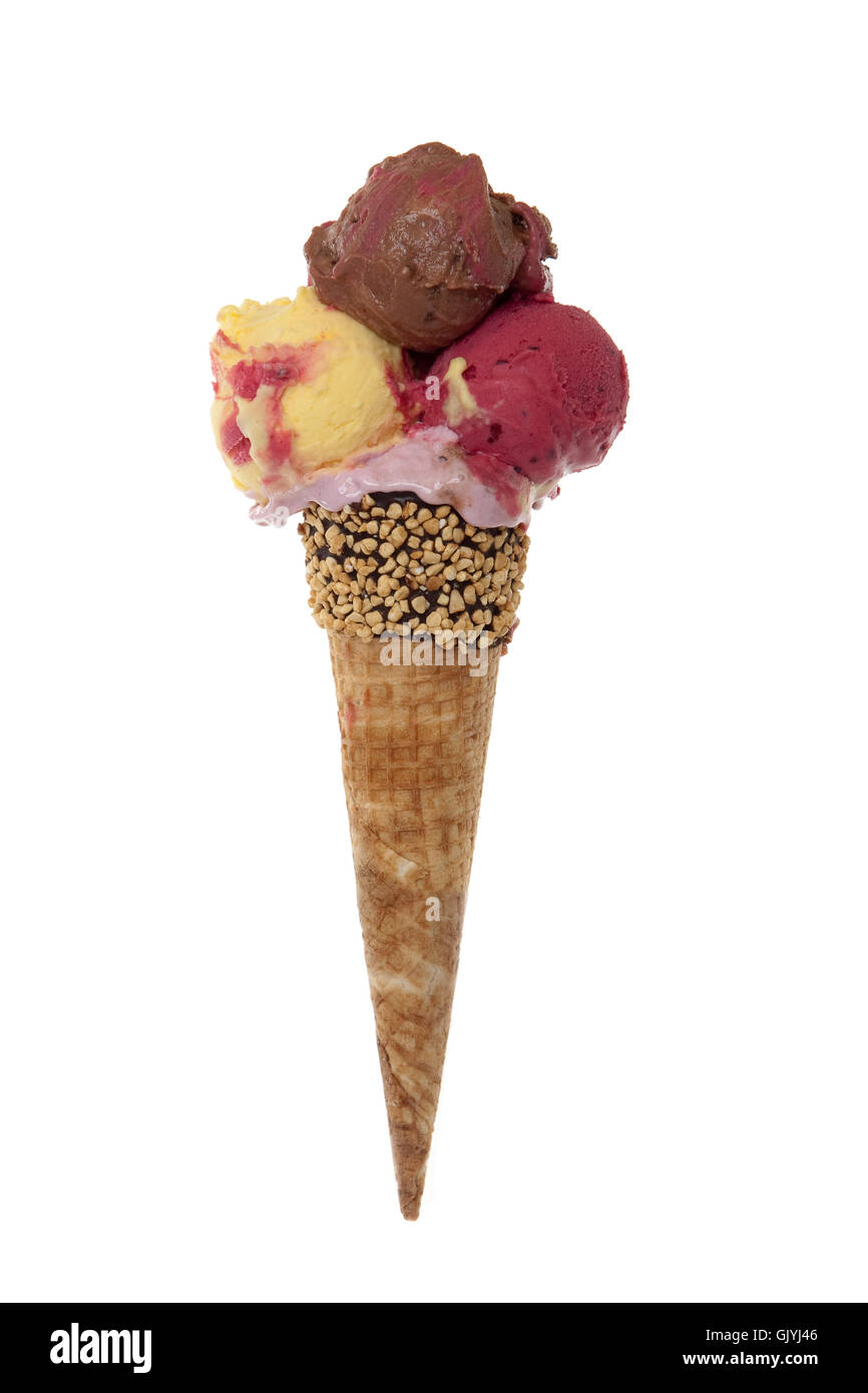 italian ice cream Stock Photo