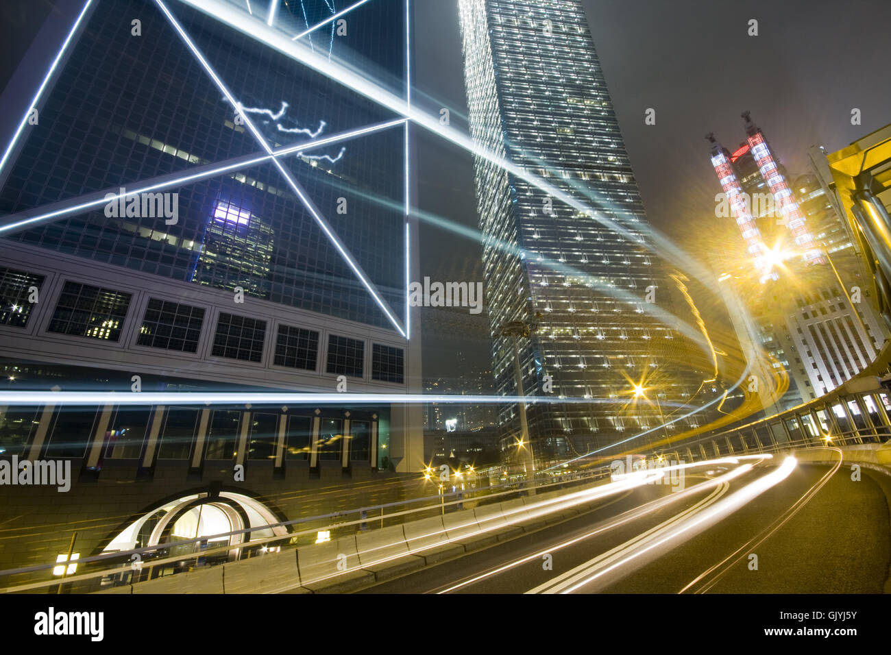 modern modernity traffic Stock Photo