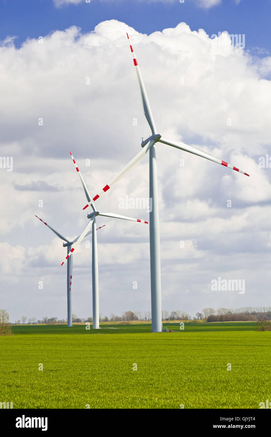 wind turbines farm Stock Photo - Alamy
