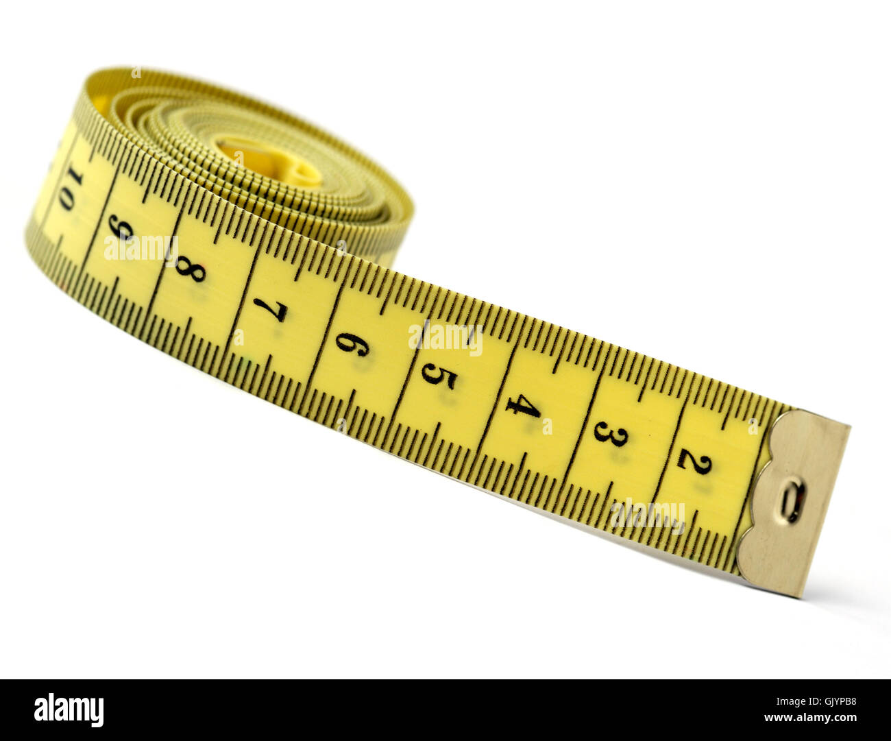 tailor measuring tape isolated Stock Photo Alamy