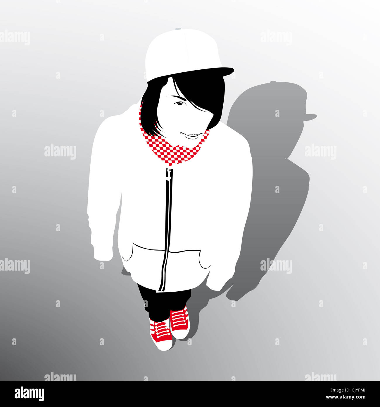 Boy alone vector hi-res stock photography and images - Alamy