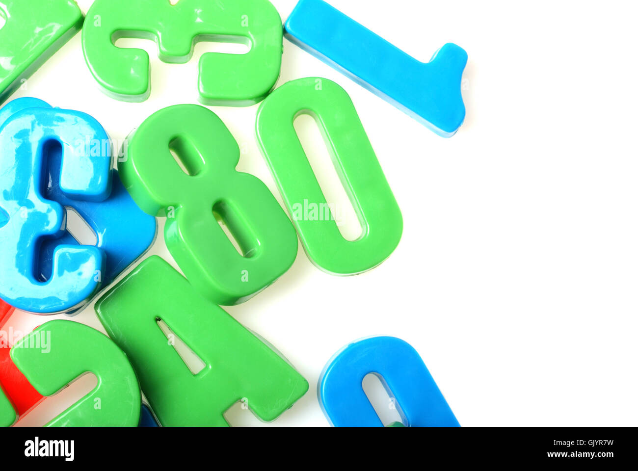 Toy numbers hi-res stock photography and images - Alamy