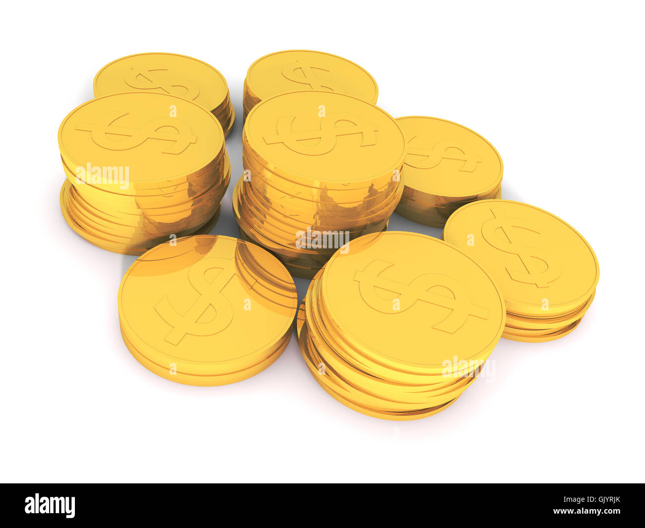 3d rendering gold coin hi-res stock photography and images - Alamy